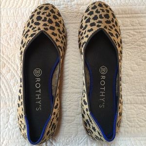 Leopard Rothys Size 8 Like New